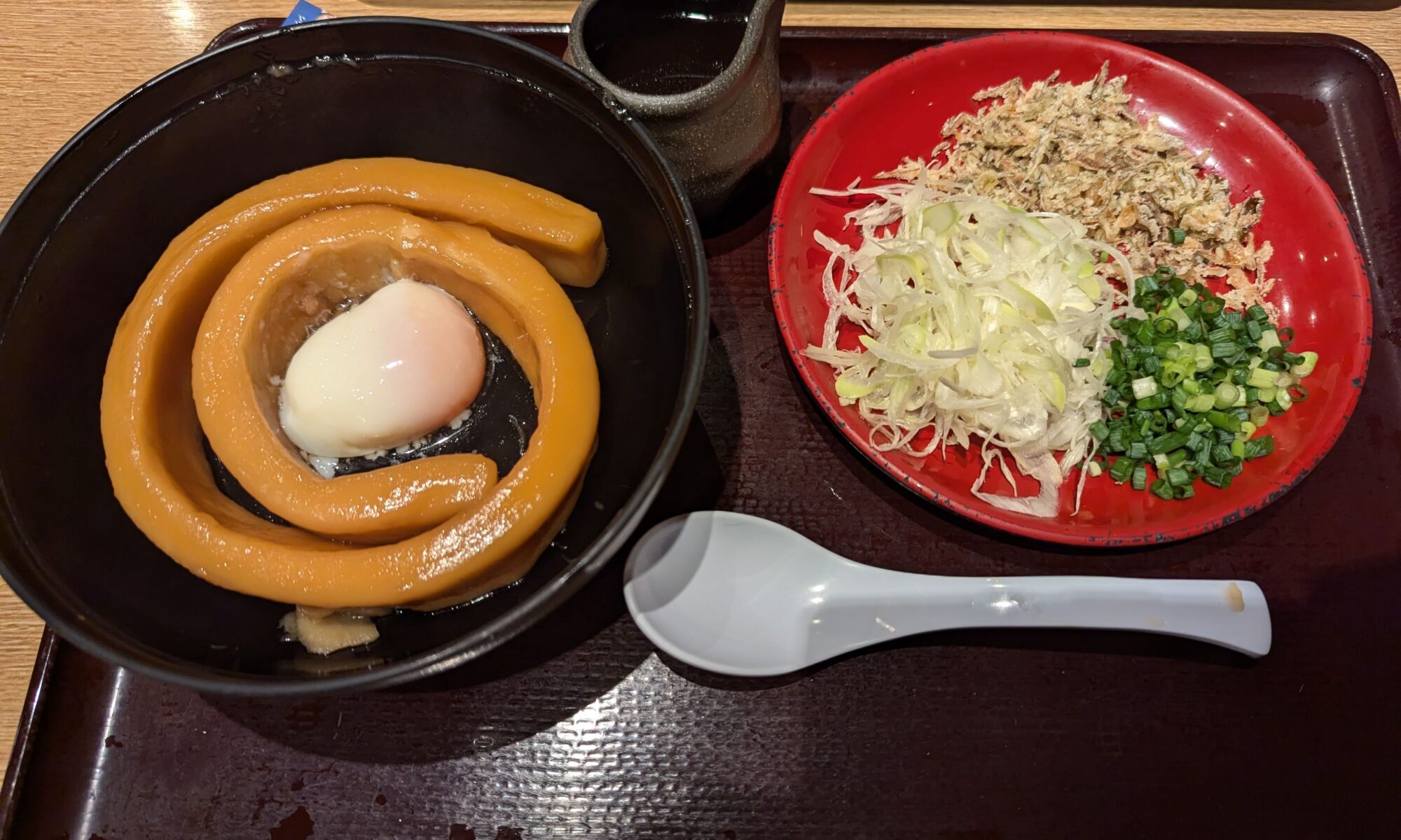 軍鶏鍋「五鉄」の一本うどん