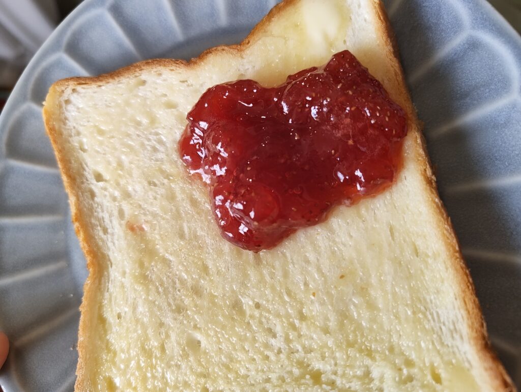 いちごジャムを作ったよ