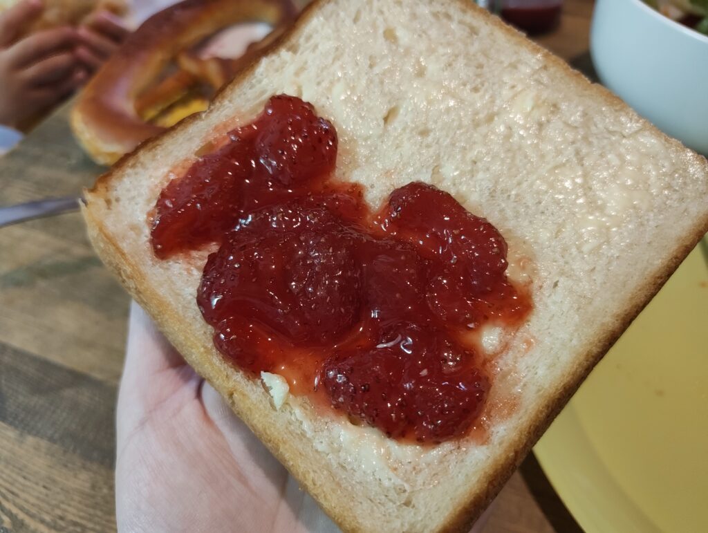 いちごジャムを作ったよ