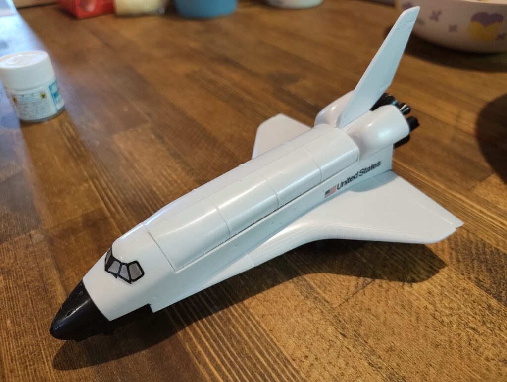 スペースシャトルのプラモ