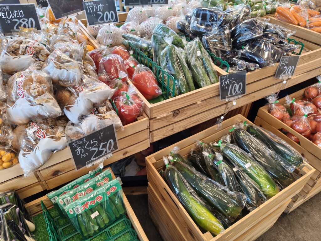 川口ハイウェイオアシスの野菜